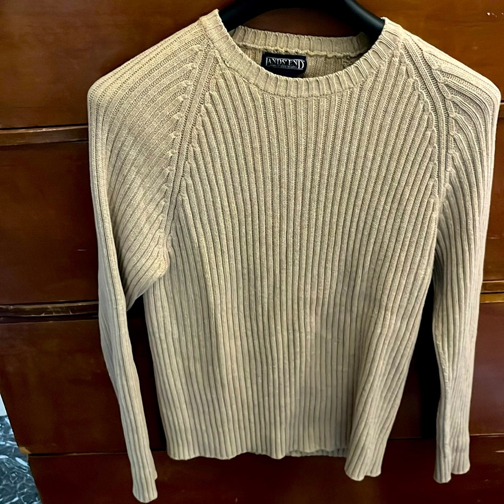 Beige sweater top